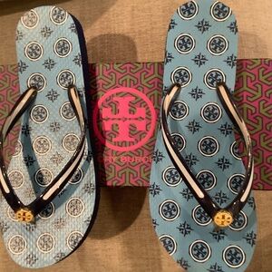 Tory Burch flip flops size 5